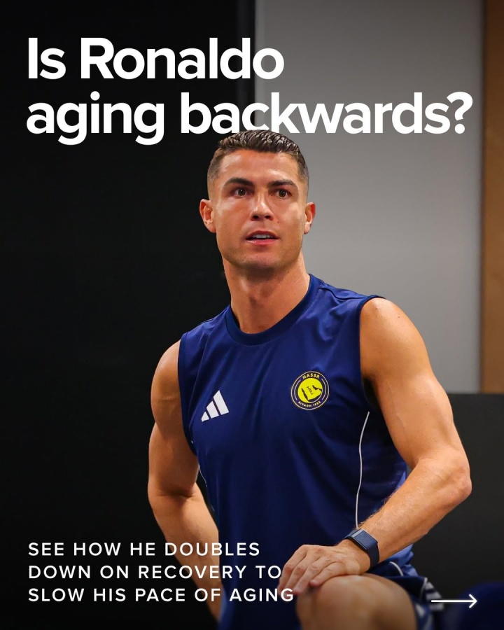 Kaiyun开云官方网站中国登录-即将年满41岁！机构晒C罗多项生理指标逆生长，生理年龄不到29岁